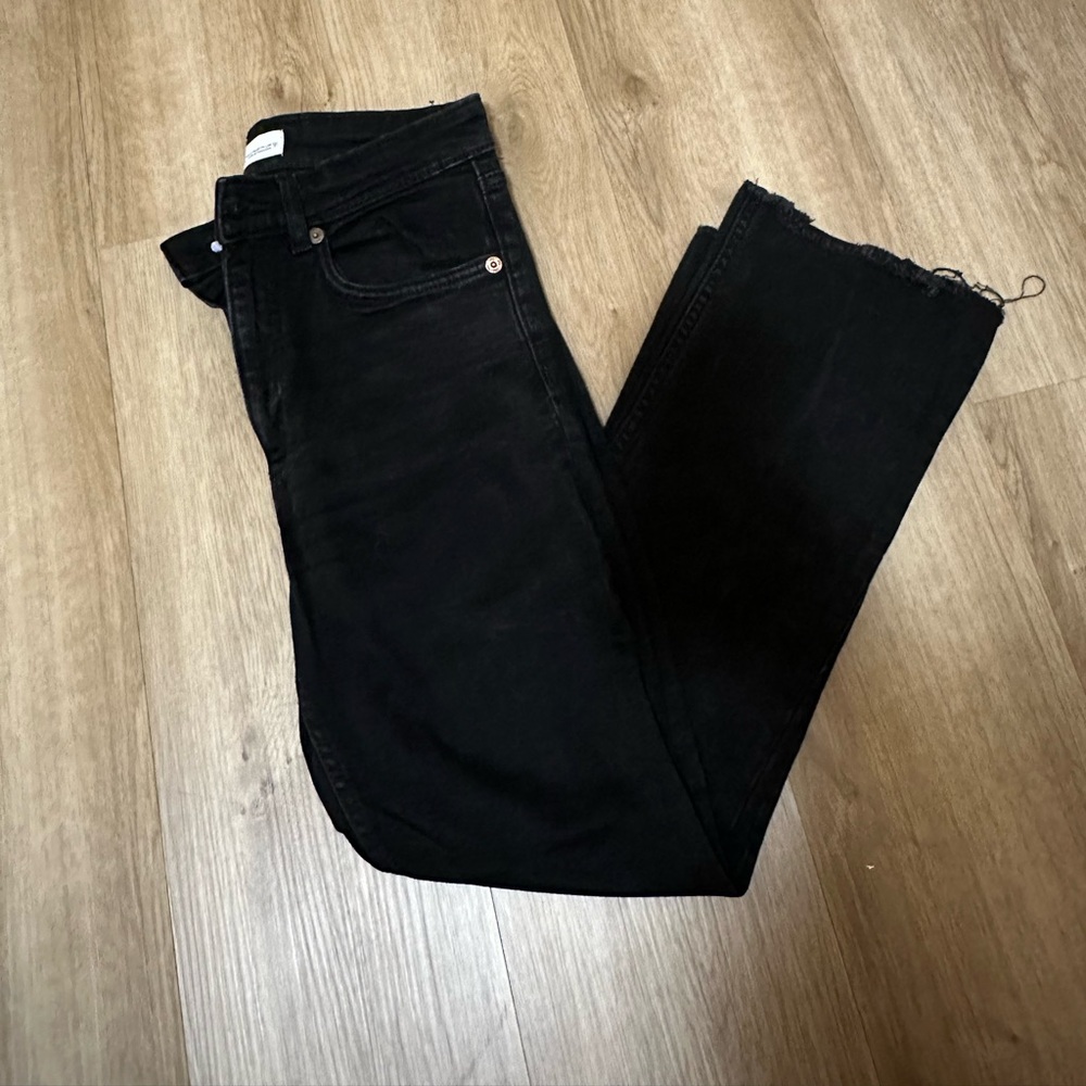 Zara black flare jeans